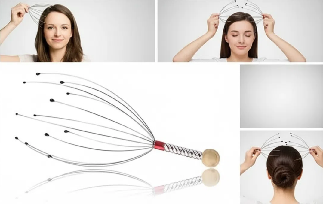 👉 Octopussy Head Massager